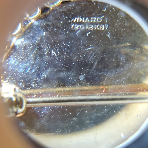 Vintage Winard Gold Filled Brooch and Matching Clip Earrings - Picture 4 of 5